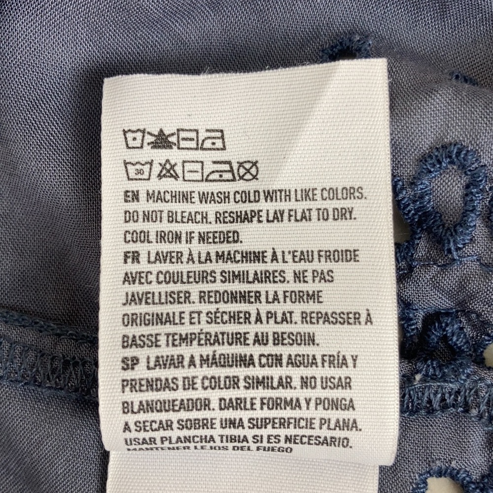 American Eagle Blue Long Kimono - Picture 15 of 16